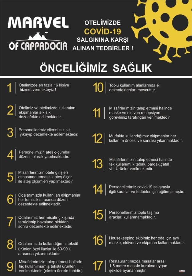 Marvel Of Cappadocia Otel Göreme Dış mekan fotoğraf